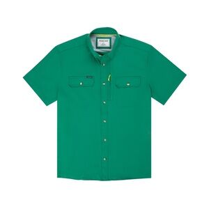 PONCHO The Magnolia Regular Fit Short Sleeve Button-Down Shirt, NWT, Size XL